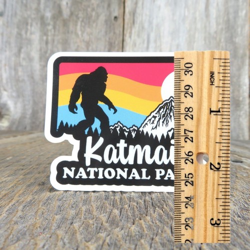 Katmai Nationalpark Bigfoot Aufkleber Arkansas Souvenir wasserdicht - Bild 2 von 7