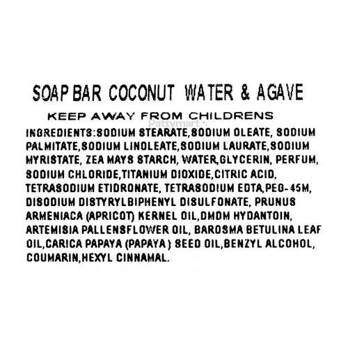 Zest - Saponetta - Acqua di Cocco e Agave - 135 gr - Confezione da 2 - Foto 2 di 2