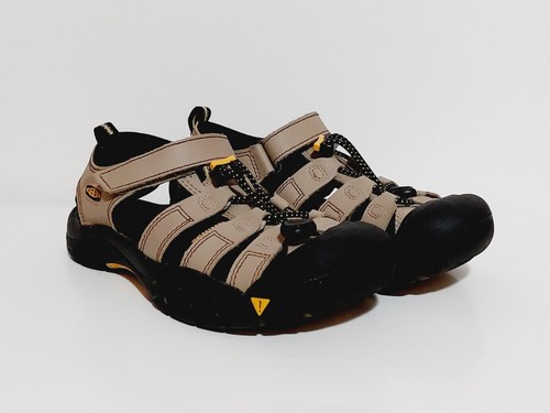 Keen Damen Wander Sandalen Größe 4 beige braun Leder wasserdicht