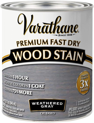 Varathane 269394 Varathane-269394 Premium Fast Dry Wood Stain, Quart, Weathered - 第 10/12 張圖片