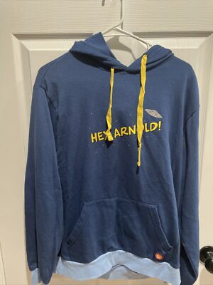 Nickelodeon Nick Box Exclusive Hey Arnold Hoodie Size Large