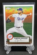 Clayton Kershaw 2021 Topps 1952 Redux Chrome TC52-40 Dodgers