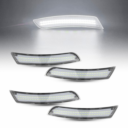 For Chevrolet 2016-2022 white Camaro clear LED Marker Side Lights Kit Front Rear