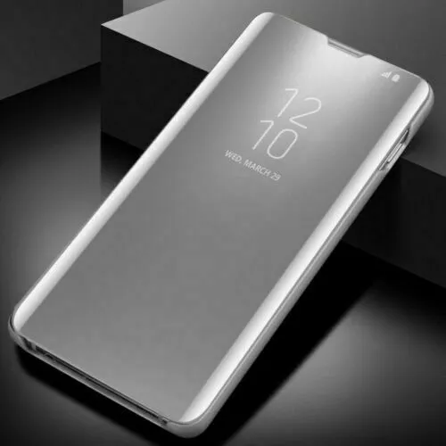 Clear S-View Mirror Flip Case Stand Cover Samsung Galaxy S24 S23 S22 S21 S20 - Picture 15 of 19