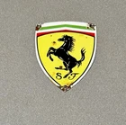 VINTAGE FERRARI HORSE PORCELAIN SIGN CAR GAS OIL TRUCK