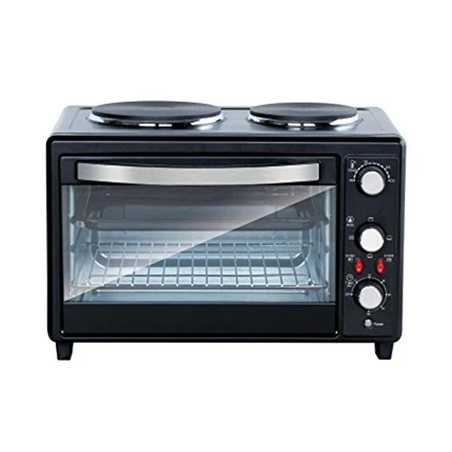 Multi function Countertop Oven Rotisserie Cooker with Dual Electric Burner