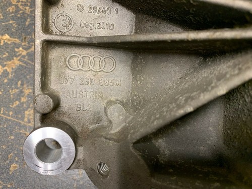 04-07 VW Touareg 4.2L 4.2 L v8 a/c compressor ps p/s pump bracket mount brace - Picture 4 of 5