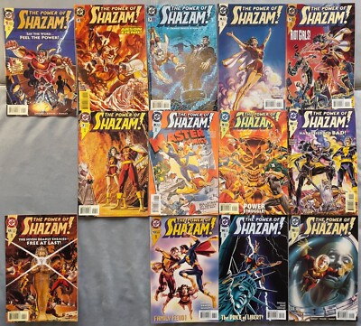 The Power of Shazam! #1-5/7-11/13-15 (DCs Captain Marvel), DC Comics 1995/96, VF