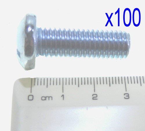 M10 BZP Pan Head Screws 30, 20 or 15mm, spacers 5 or 10mm plus M10 washers. - Picture 18 of 30