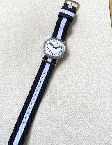 Reloj Kelton Vintage Cuerda Manual Números Árabes Cuadrante Blanco Timex Caja Reloj - Imagen 15 de 18