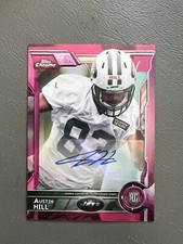 2015 Topps Chrome Mini Rookies BCA Pink Refractor /50 Austin Hill Rookie Auto RC