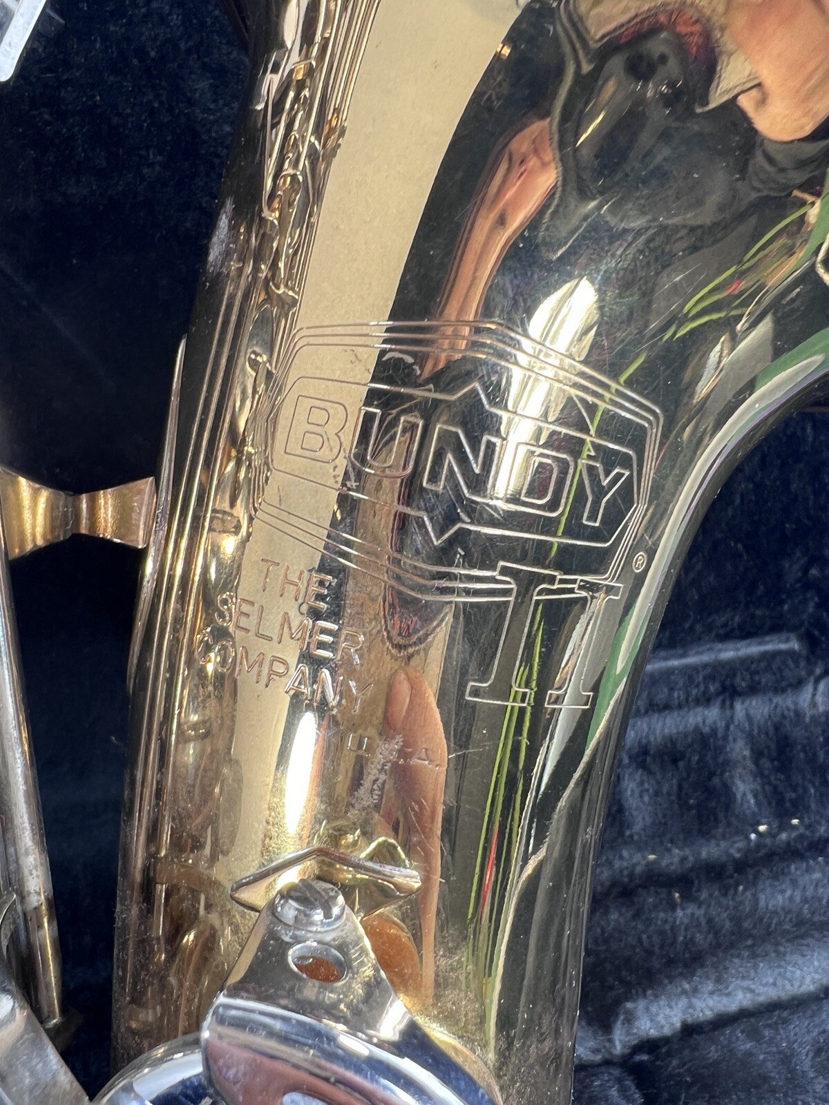 Selmer Bundy II Alto Saxophone with case Made in USA No Mouthpiece