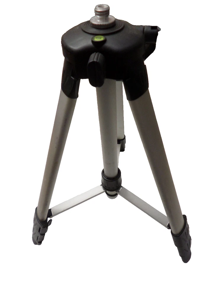 Laser Level Tripod, 1/2" Thread Mount, Adjustable Height Collapsible Legs,
