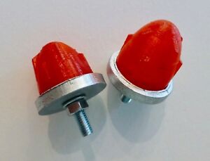 Sears-Higgins-Spaceliner-Flightliner-Red-Rack-Reflector-Set-for-Vintage-Bicycle