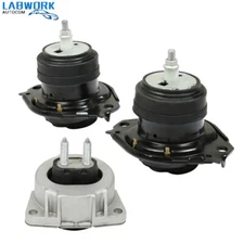 3pc Engine Mount Kit For Jeep Grand Cherokee RWD 11-19 V6 3.6L V8 5.7L Motor