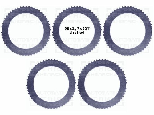 5x Stahllamelle wie; 3150892 ; 1,7 gewölbt;von Automatikgetriebe BW12 /BW8Jaguar - Bild 1 von 1