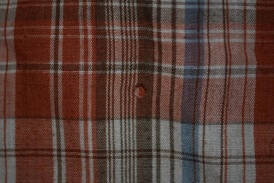 Camisa Vaquera Kennington Rocking Ranchwear De Colección Años 80 Perla Occidental A Presión Delgada DAÑOS Foto 2 de 4