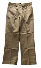 Women's Lands End Pants Desert Khaki 4-Pocket Size 6 30" Inseam NWT
