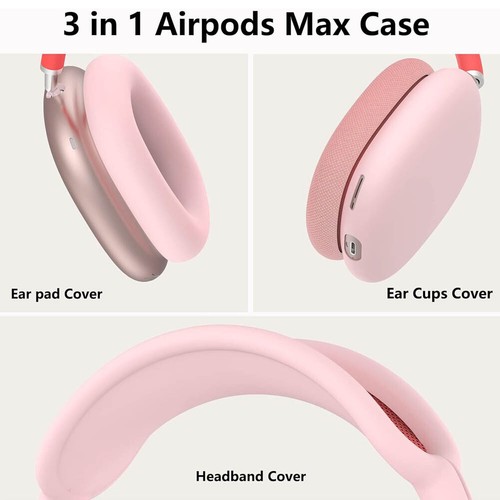 Funda Silicona para AirPods Max Antiarañazos Almohadilla para las Orejas Tazas Diadema Cubierta - Imagen 20 de 30