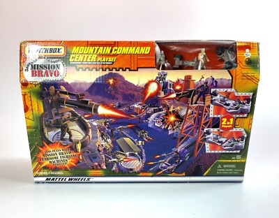 Mountain Command Center Vintage Matchbox Mission Bravo Playset New