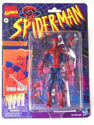 Marvel Legends Retro Spider-Man New Authentic | eBay