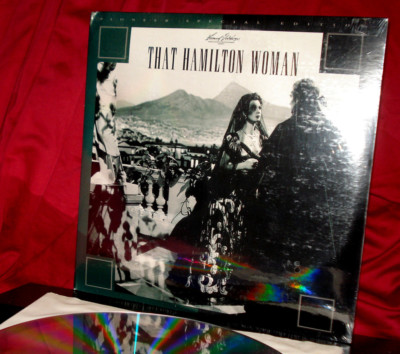 New! 'THAT HAMILTON WOMAN' -Vivien LEIGH - Restored PSE on Laser Disc, SEALED