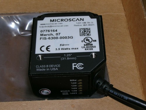 NEW - MICROSCAN Quadrus MINI FIS-6300-0003G Ultra High Density Barcode Scanner - Picture 3 of 6