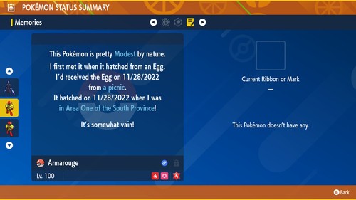 Hogar Armarouge Ceruledge 6IV Brillante No Brillante Pokémon Escarlata y Violeta - Imagen 9 de 10
