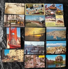 Lot 0f 15 Vintage San Fransisco Postcards -Sutro Baths , Fun-Tier Town, Views