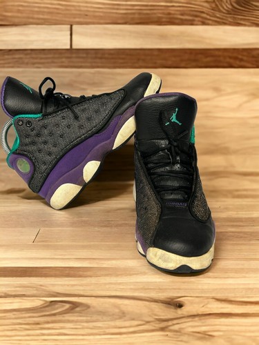 Nike Air Jordan 13 Retro 'Violet Teal' (439358-027) Taglia 5.5Y/7 Donna Così come sono - Foto 2 di 24