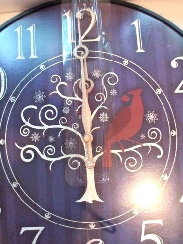 CARDINAL ~ HERMOSO RELOJ DE PARED 12"D - Imagen 5 de 7