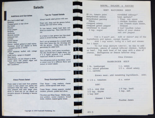 COUNTRY COOKBOOK HERITAGE VILLAGE SENIORS PASO ROBLES CALIFORNIA 1984 FUNDCRAFT - Foto 3 di 8