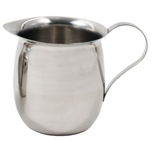 5 oz Stainless Steel Bell Creamer, 150 ml. Bell-Shaped Serving Cream Pitcher - Picture 2 of 6