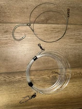 Land Based Shark Fishing Goliath Leader 600lb /5’ #22 Wire / 20/0 Mustad Inline