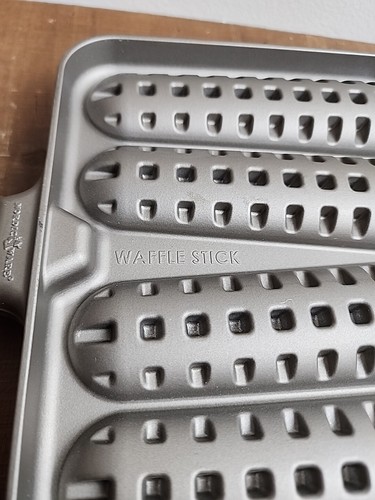 Nordic Ware Waffle Stick Maker Camp Stove Top Pan 2 Sided Hinged Iron Breakfast - Picture 2 of 13