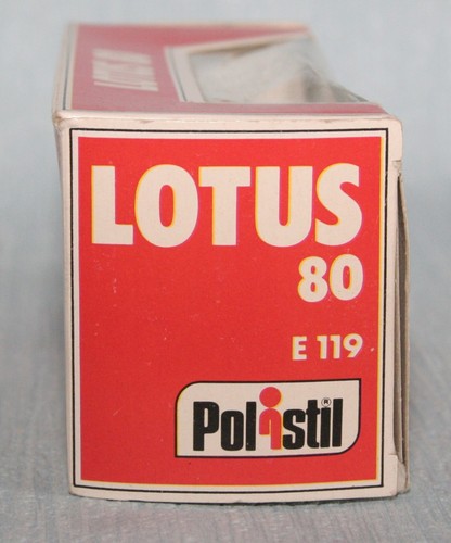 POLISTIL E119 SCALA 1:41 LOTUS 80 F1 AUTO ESSEX RACING BOXED - Foto 10 di 12