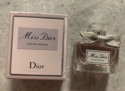 NIB Miss Dior eau de parfum (5 ml/.17 fl oz) Travel Size Mini | eBay