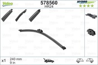 Valeo 578560 Wischerblatt FüR CitroëN, Ds ,Ford, Jeep, Mercedes, Mini, Nissan