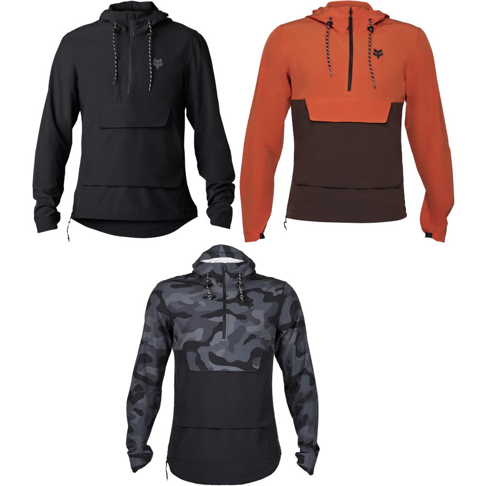 Fox Ranger Wind Pullover Hoodie FA24 MTB Jacket Mountain Bike