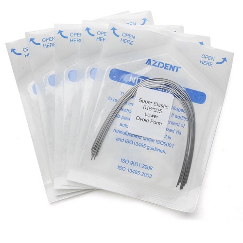 Dental Orthodontic Arch Wire Wires Oval Form Stainless Steel Round/Rectangular - Photo 169/208