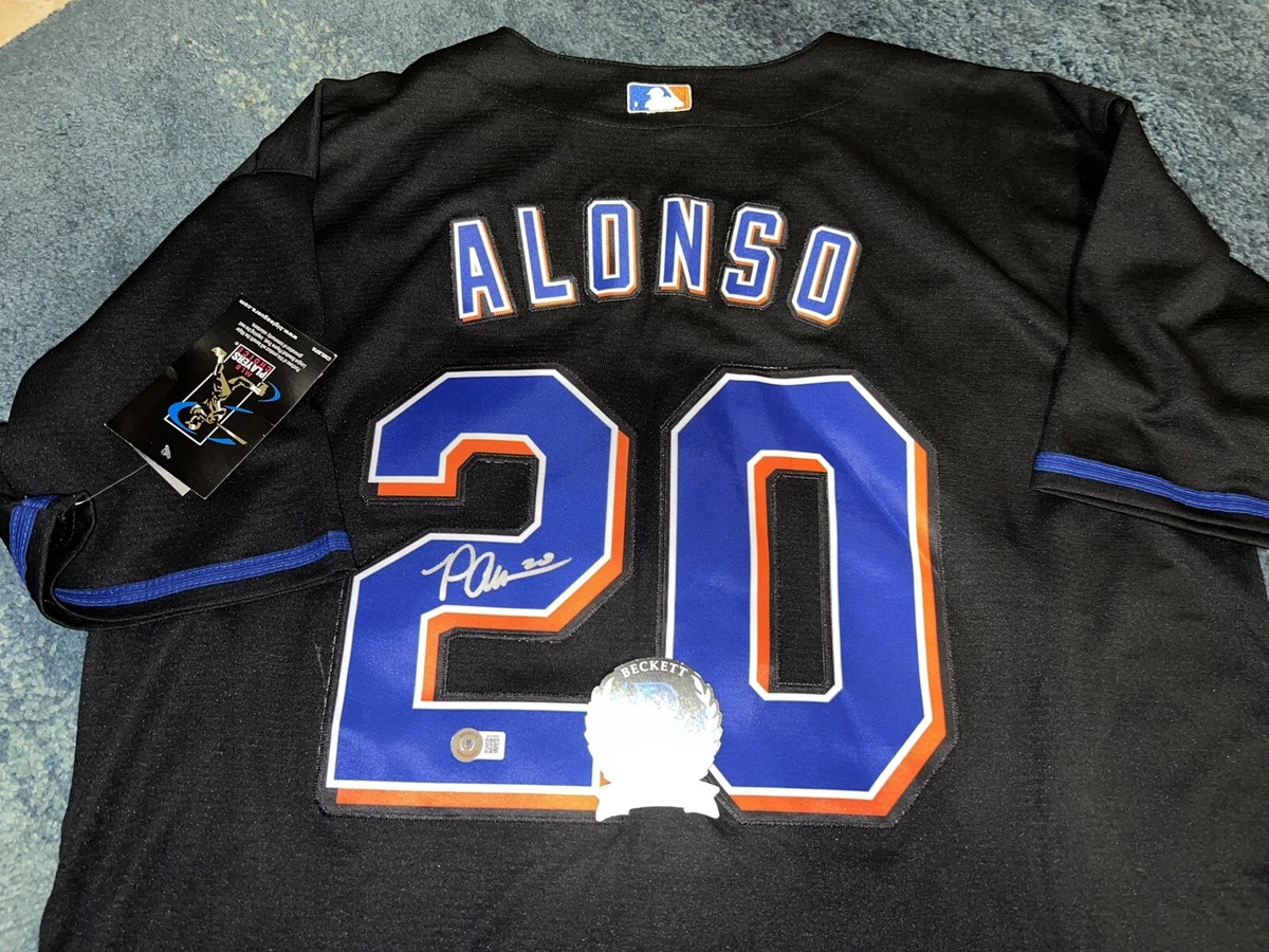 Pete Alonso Signed New York Mets Jersey All Star Superstar Beckett