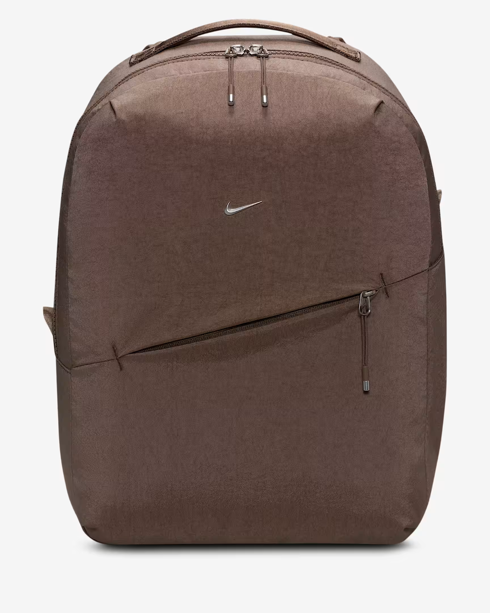 Nike Aura Backpack (24L) Travel School Laptop Slip Bag Mink Brown