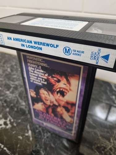 Vintage Horror VHS Tape An American Werewolf In London Roadshow 1981 Classic - Picture 9 of 12