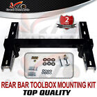<!--F#f_0-->Caravan Rear Bar Toolbox Mounting Kit 2mm Steel Black RV Tool Box Bracket<!--F/-->