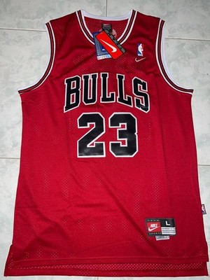 NBA Basketball Trikot Michael Jordan 23 Chicago Bulls Retro Vintage. Größe L.