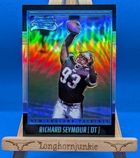 2001 Bowman Chrome /1999 Richard Seymour RC rookie card HOF New England Patriots. rookie card picture