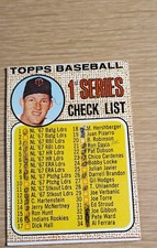 1968 Topps - Checklist Jim Kaat #67