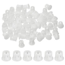 70pcs Drill Screw Hole Plugs Covers 1/5"(5mm) White