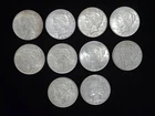 Group of 10 Peace Silver Dollars Mixed Conditions Lot #9 NICE!