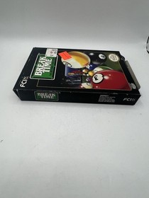 BREAK TIME: THE NATIONAL POOL TOUR NINTENDO NES GAME ~ BOX GAME & MANUAL ~